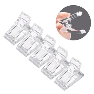 5Pcs Plastic Nails Mold Holder Clips