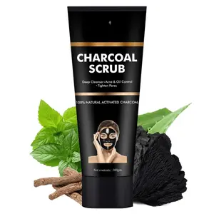 PÍELARMINA Charcoal Peel Off Mask 100 gm - Activated Bamboo Charcoal for Blackheads & Whiteheads Removal - Anti Pollution - For Men & Women