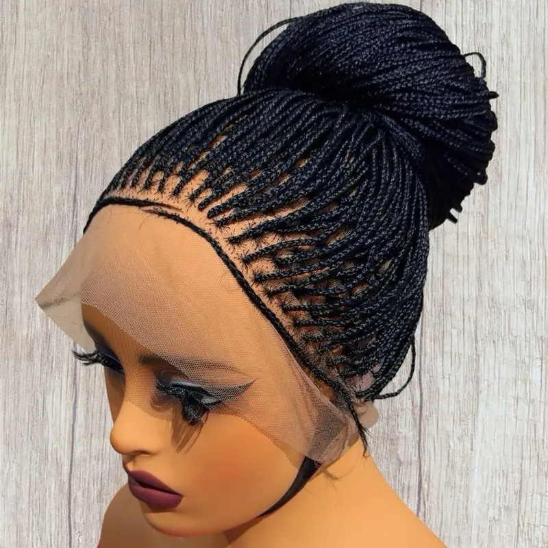 Full Lace Micro Braids Wig Color #1, 22 inches Full Lace Micro Braids Wig Color #1, 22 inches