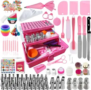 359PCs Cake Decorating Baking Supplies Kit, Baking Set with 66 Piping Tips, Icing Bags and Tips Set for Beginners,Baking Tools,Cupcake Decorating Kit cakedecorating tools cakedecoratingkit Bakeware Birthday