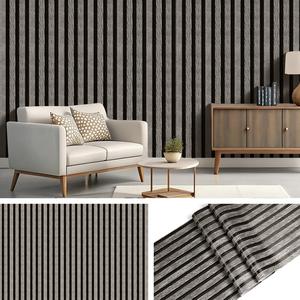 striped pattern wallpaper, 1 roll waterproof self-adhesive wallpaper, peel & stick sticker for living room & dining room & bedroom, peel and stick wallpaper