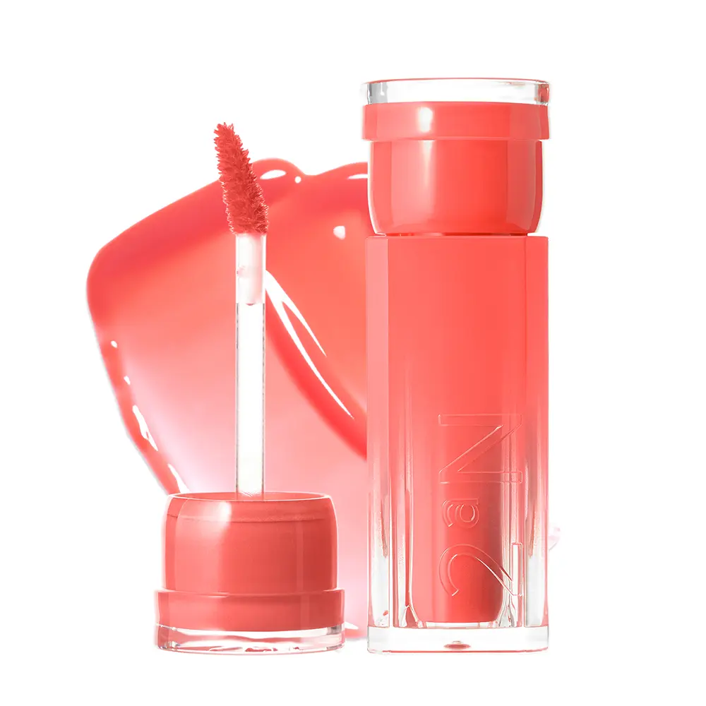 2aN Glaze Bouncing Tint – Lightweight, Moisturizing Lip Tint with High-Shine Finish, Smooth, Light Plumping, Comfortable Wear, Korean Makeup