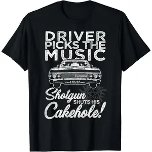 100% Cotton Supernatural Driver Picks Music T-Shirt