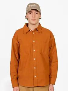 Lawlor Flannel Shirt - Terracotta