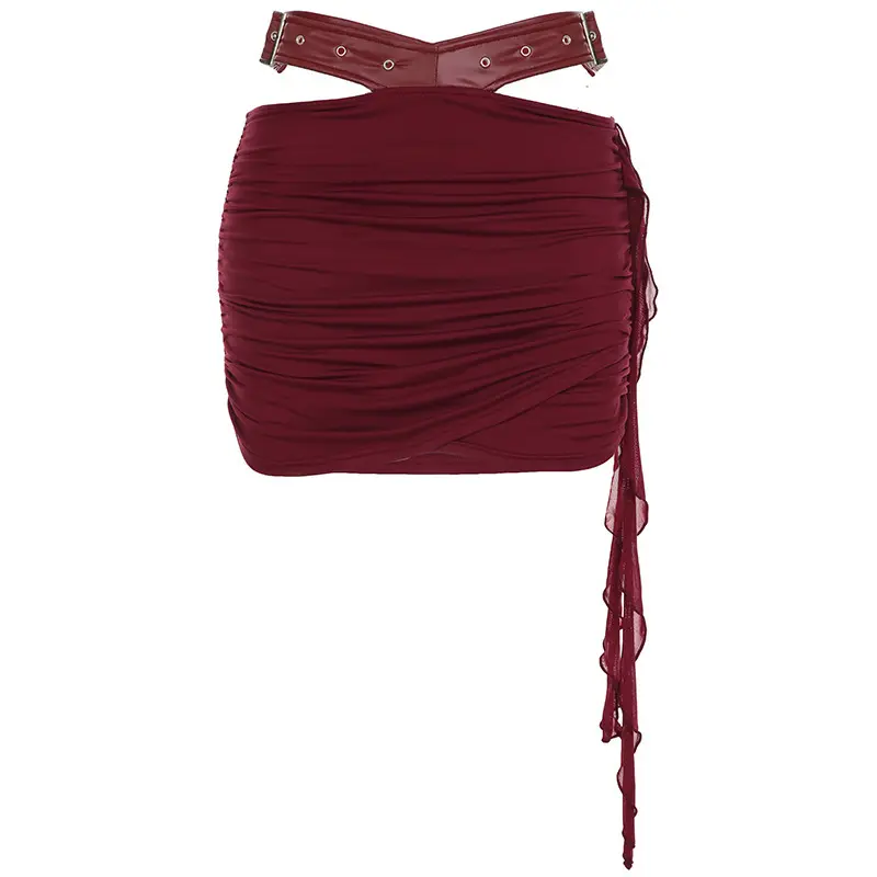 Skirt Wine Red WKD26437