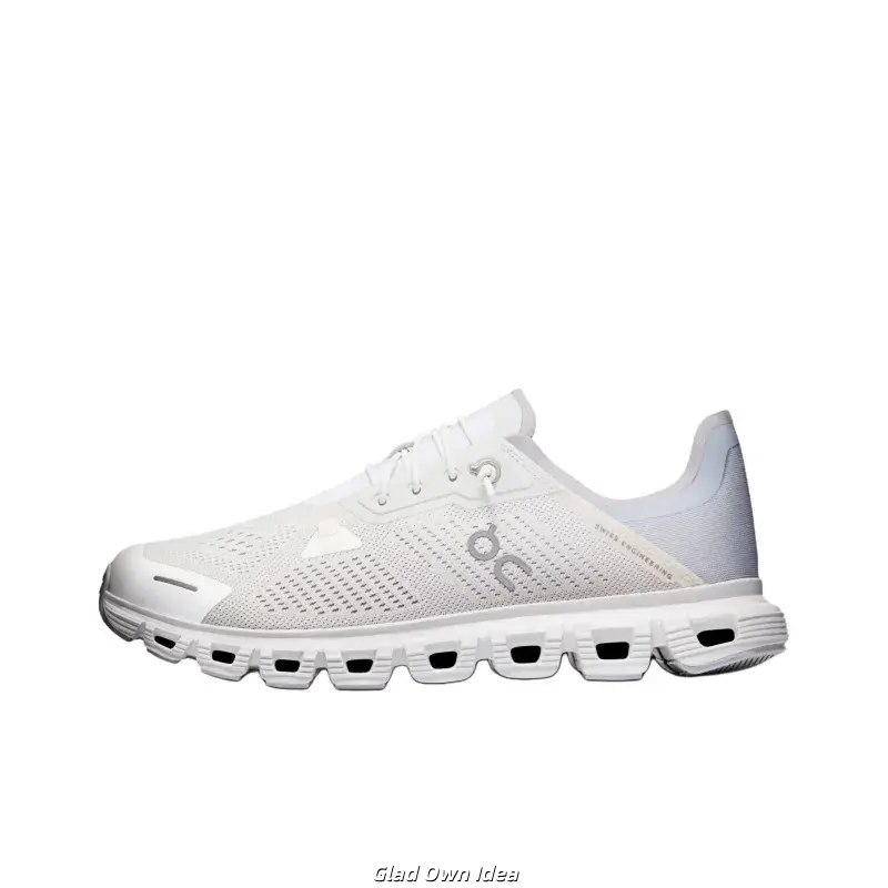 Brand New Sealed Original Box Unisex All-White Breathable Fine Mesh Running Sneakers with Round-Hole Segmented Hollow Thick Cushion Sole, Gray Strip, Non-Slip Athletic Trainers for Running, Gym Use