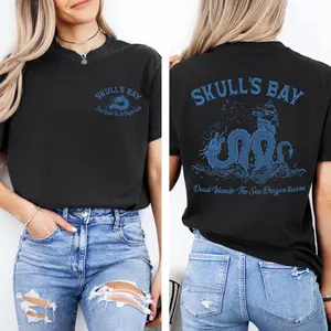 Skulls Bay T-shirt, Comfort colors Throne of Glass, Terrasen shirt, TOG merch, Fantasy bookish shirt, Aelin, To whatever end, Fireheart tee