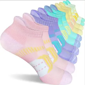 5 Pairs Womens Athletic Cushioned Anti-Blister Comfort Running Ankle Socks