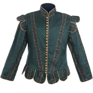 Men‘s Tudor Era Cosplay Coat Renaissance Jacket for Historical Events