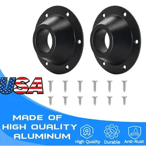 2 Pcs Pedestal Table Leg Base Including Mounting Screws Camper Aluminum Mounting Bracket for RVs Travel Trailers Camping Tables