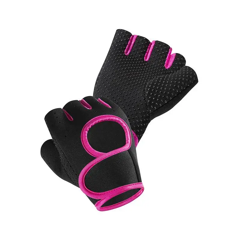 Workout Gloves For Women Weight Lifting - Thick Padded Breathable Gym Gloves For Women Workout | Grip Gloves For Working Out | Fingerless Sports Gloves For Gym Exercises