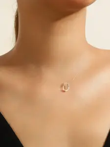 1 fashionable and personalized women's transparent fishing line collarbone necklace, light luxury and elegant transparent water droplet pendant fishing line necklace, suitable for daily wear