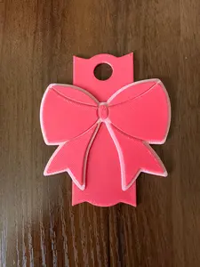 Cute 3D Printed Straw Lid Topper -Bow Multiple Colors Available 10mm Fits Stanley Straws Drinkware