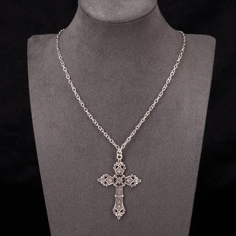 cross y2k necklace - TikTok Shop