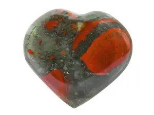 Crystal Heart Palm Stone Pocket Massage Worry Stone for Natural Body Chakra Balancing, Reiki Healing and Crystal Grid