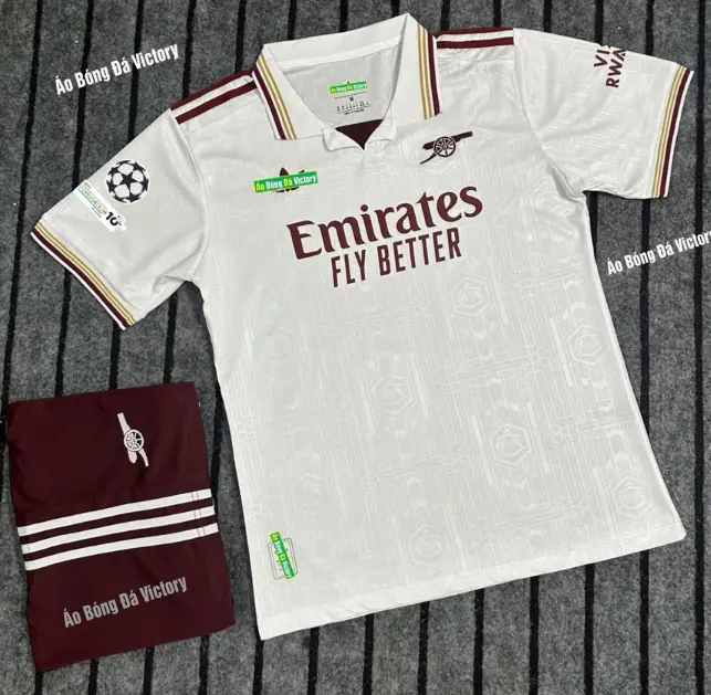 2026/27 Red White Soccer Jersey & Shorts Set – Breathable Quick-Dry Football Uniform
