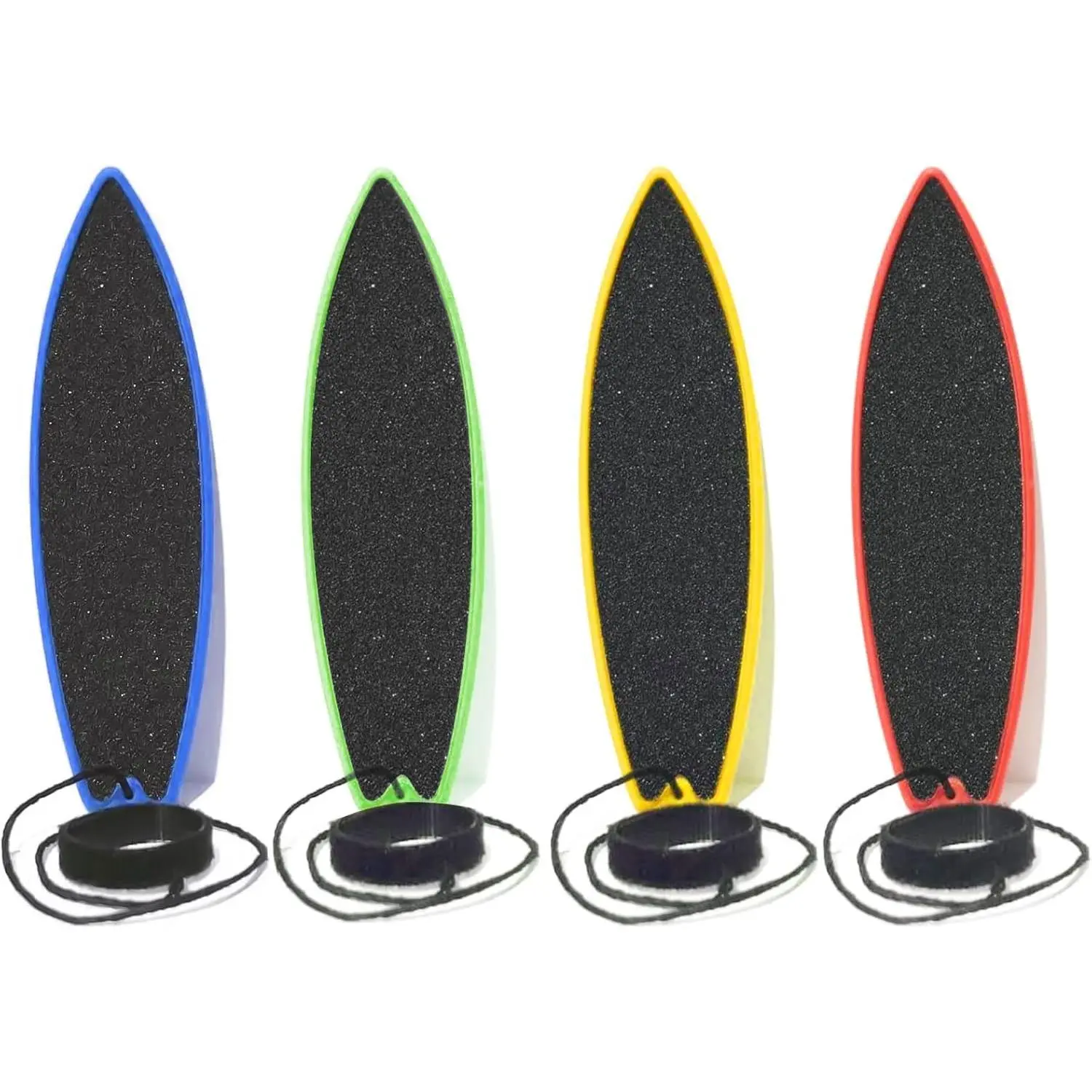 4 Pack Finger Surfboard for Car Ride - 1.4" x 4.5" Pro Air Fingerboard, Fun Keepsake Toy Gifts for Teens, Ideal Birthday & Travel Stocking St