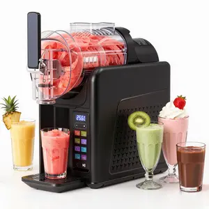 Welsteepse Slushie Machine for Home, Margarita Machine & ICEE Machine, No Ice Needed Frozen Drink Maker with 6 Presets, Self-Cleaning Slushy Machine for Home for Margaritas, Smoothies & Cocktails smoothie machine