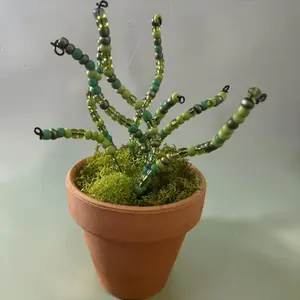 Handmade Beaded Plant