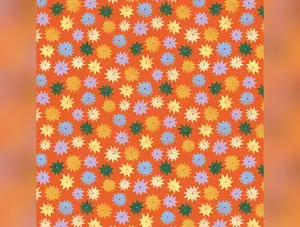 See Ya Later Alligator | Pointed Dots - Orange by Michael Miller Fabrics | DCX12553-ORAN