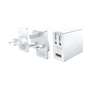 Razer USB-C 130W GaN Charger Portable and Powerful USB-C Charger White