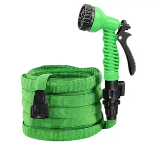 100FT Expandable Garden Hose with 7 Function Spray Nozzle, Flexible Water Pipe for Watering Lawn Yard Garden, Car Washing, Pet Cleaning, Easy Storage & Ergonomic Design