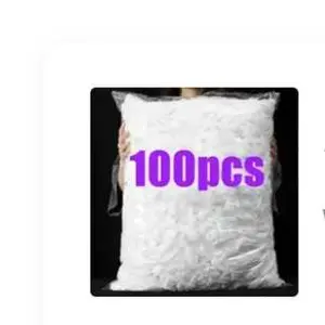 100 Sheets Disposable Food Grade Plastic Wrap, Reusable Sealing Covers for Kitchen Storage, Compatible with Various Containers, Multi-Purpose Use