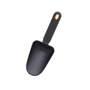 JIMIHOME Garden Shovel with Ergonomic Handle Soil Digging Tool Durable Metal Shovel