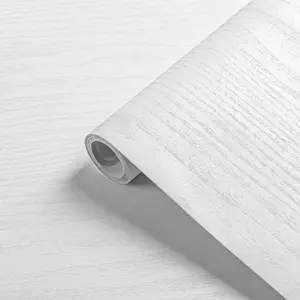 Wood Furniture Stickers 40x300cm, Self Adhesive Wallpaper, PVC Vinyl Paper, Sticky Back Plastic for Walls, Countertops, Kitchen, Bedroom