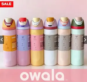 Owala FreeSip Insulated Water Bottle, 32 oz, Stainless Steel, Perfect for Outdoor Activities and Hydration on the Go, Push-Button Lid