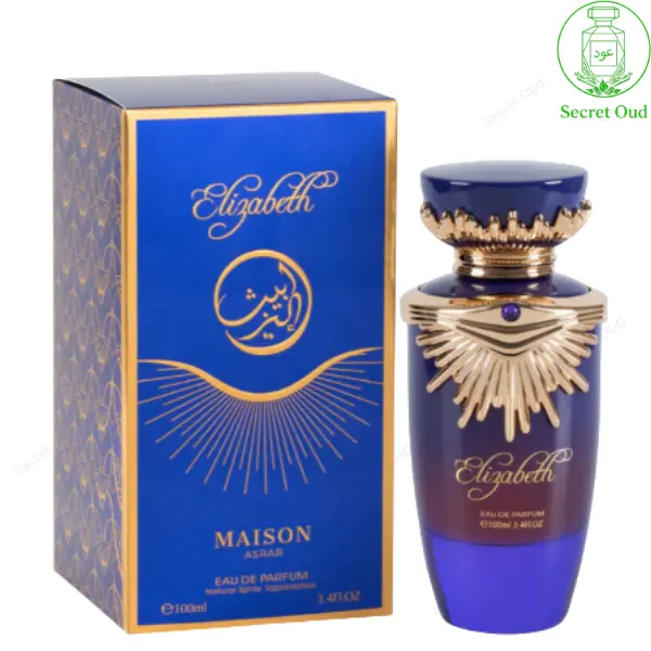 Maison Asrar Elizabeth Eau de Parfum - Unisex Fragrance, Perfumes for Women - 100ml/3.4oz