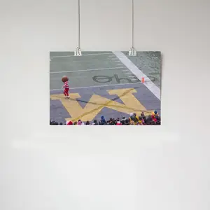 Buckeye Brutus Ohio Snow Fan Football Premium Luster Photo Paper Poster