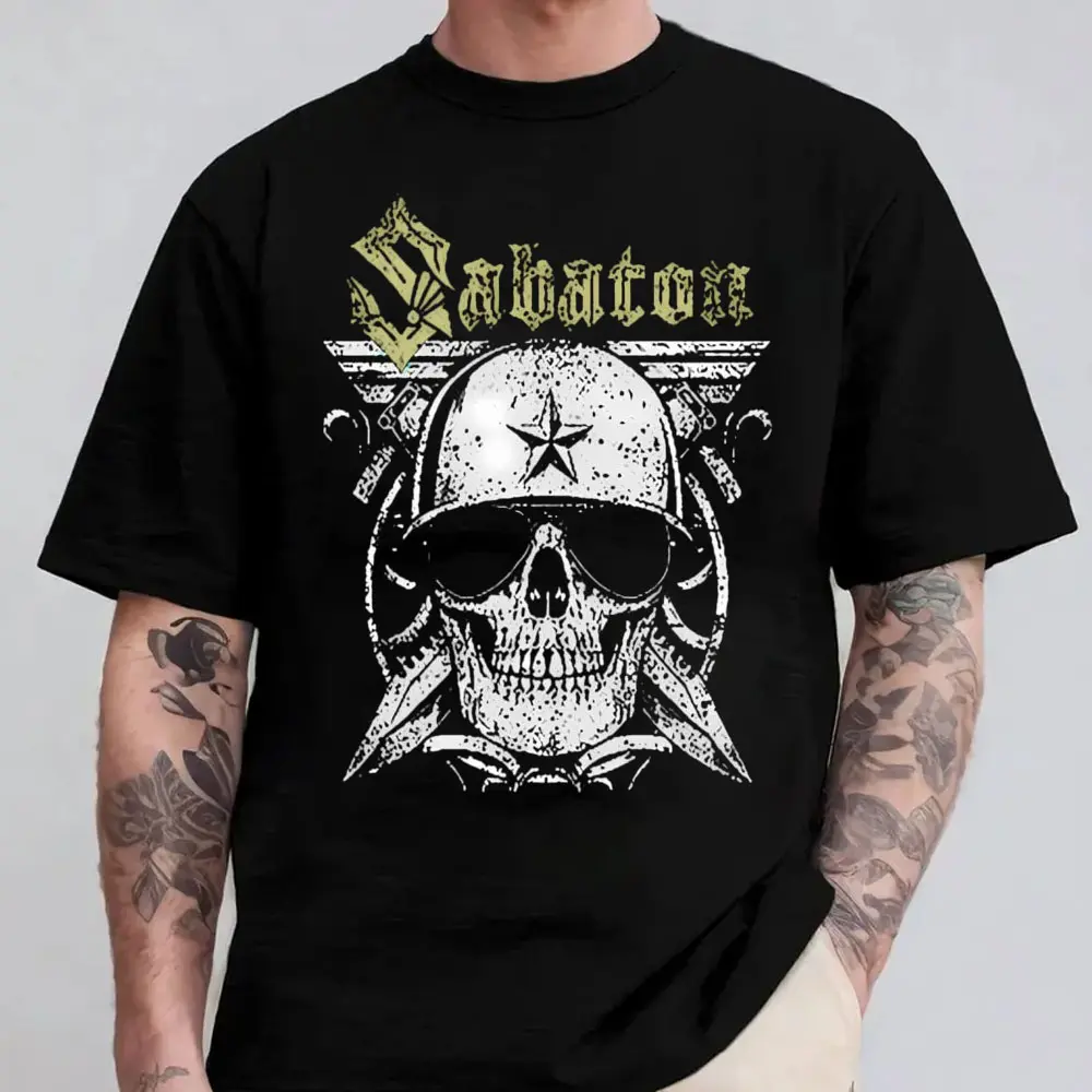 Sabaton Heavy Rock Tee, Military History Metal Shirt, Unisex Fan Wear