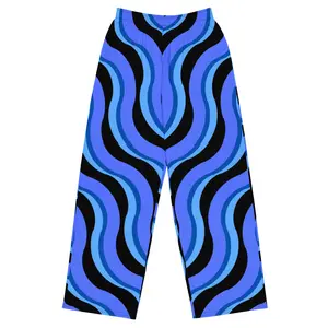Golden Era Wave Print Pants