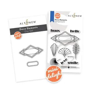Mini Delight: Deco Elements Stamp & Die Set