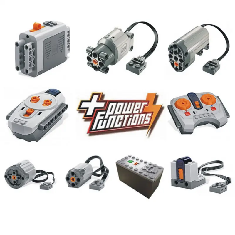 Compatible with 8881 8882 8883 Technic Bricks PF Parts MXL Motor Lithium Battery Remote Control Small Particle Bricks Parts Accessories