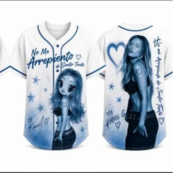 New Album No Me Arrepiento De Sentir Tanto2026 Unisex Baseball Jersey