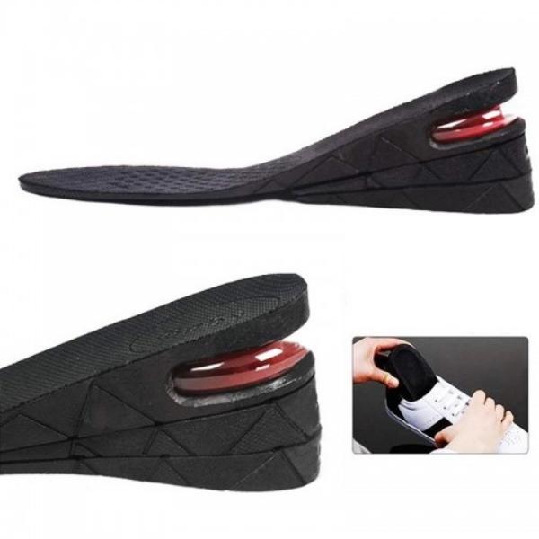 Invisible Air Cushion Insoles for Men & Women Breathable Polyester Height Boost Inserts for Comfortable Everyday Use Subtle Height Boost & Versatile Design