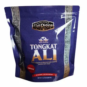 Tongkat Ali Performance Enhancing Coffee with 100% Organic Reishi Beverage Natural Ginseng Drink