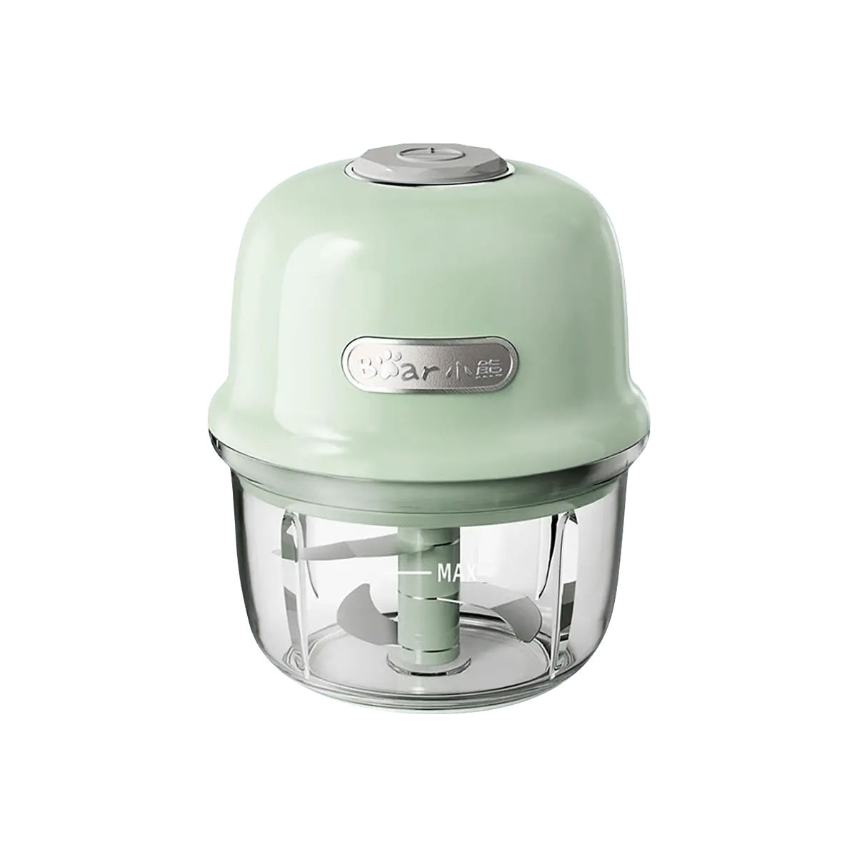 Bear Electric Food Chopper, Mini Garlic Mincer & Meat Grinder, 150ml Portable USB Rechargeable, Multi-functional Baby Food Maker for Kitchen & Home, QSJ-E40B1