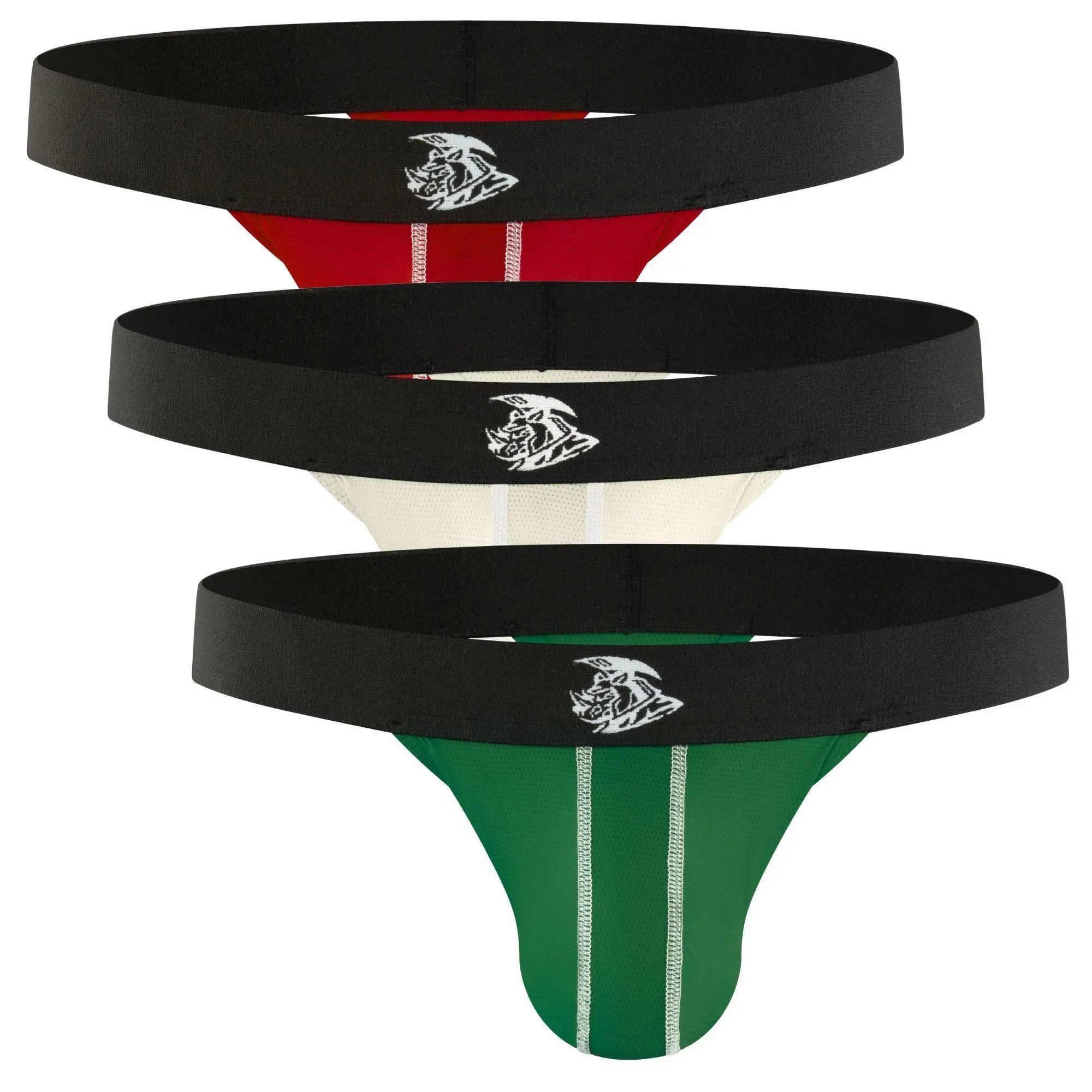 Nylon Mesh 3 Pack - Crimson/Green/Bone