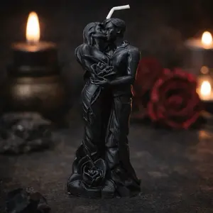 Lovers Ritual Candle | Love & Attraction Spell Candle | Passion + Connection Energy | Romance