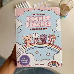 The Official Pocket Peaches Coloring Book by Dora Wang