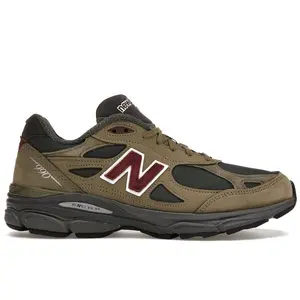 New Balance Men's 990v3 MiUSA Teddy Santis Green Purple, from StockX