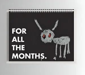 2026 Home Office Hanging Calendar,Calendar For OVO Rapper Drake for All The Dogs Drake Slime You Out.Calendar Funny Word Planner Monthly Calendar With Hook.