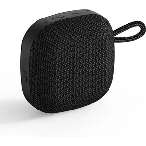 Portable  Speakers,  IPX7  Mini Speaker with 16H Playtime, Loud Stereo Sound, TWS, Built-in Microphone, Small Size with Lanyard, Black