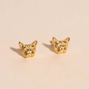 French Bulldog Stud Earrings