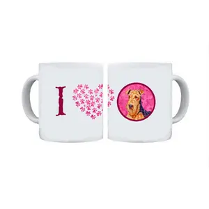 Carolines Treasures  15 oz. Airedale Dishwasher Safe Microwavable Ceramic Coffee Mug