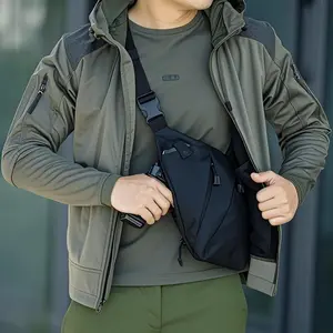 Tactical Shoulder Sling Pistol Pouch Chest Pack Bag Concealed Carry Gun Holster for Men & Women,Gun Bags for Handguns,Anti Theft Crossbody Bags