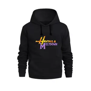 Athleisure hoodie sweatshirt with Hannah Montana disco glitter vintage graphic tee for mental health